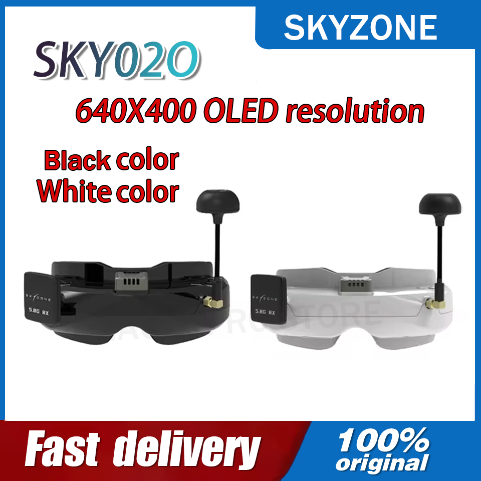 Fpv Drone Goggles - Lunettes FPV SKYZONE SKY02O OLED 5.8GHz