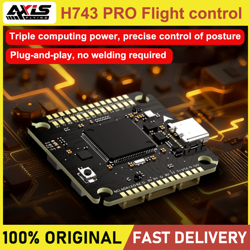 Fpv Drone Flight Controller - Contrôleur de vol Axisflying H743 PRO