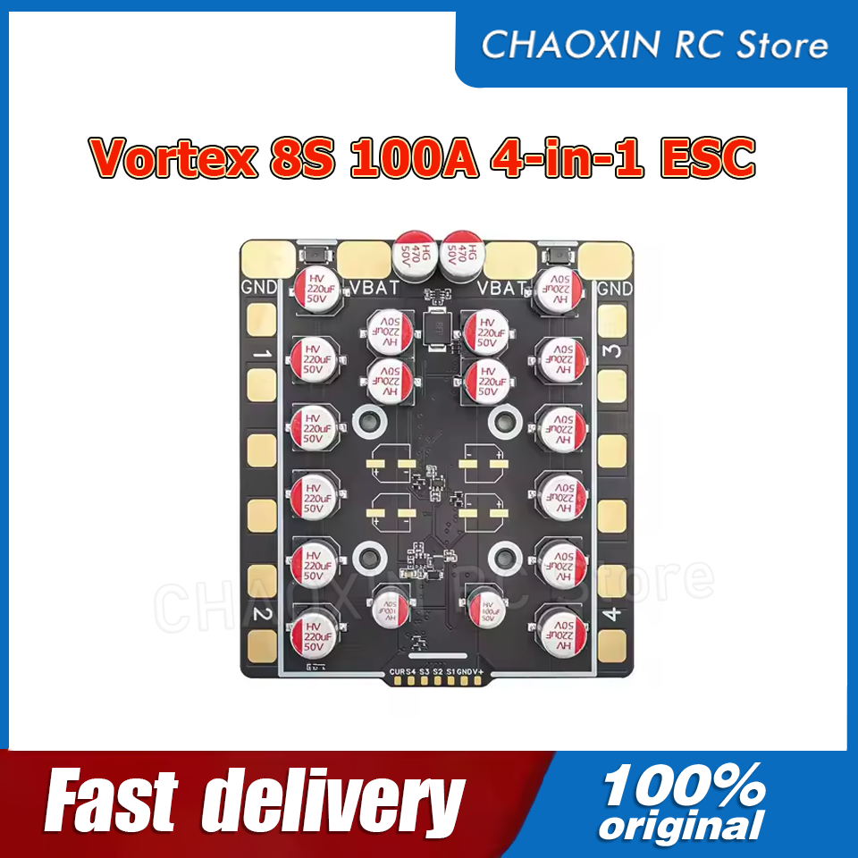 Fpv Drone Esc - Vortex 8S 100A 4 en 1