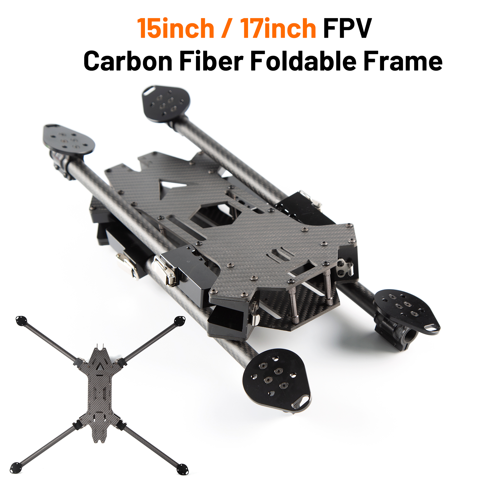 Fpv Drone Kit - Kit de châssis pliable en fibre