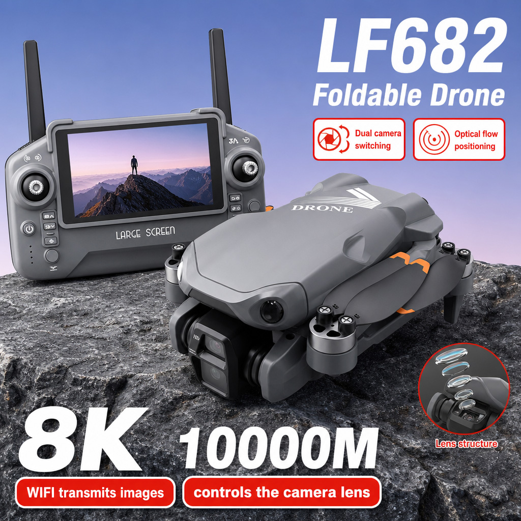 Fpv Drone Charger - Drone photo aérien LF682 8K HD
