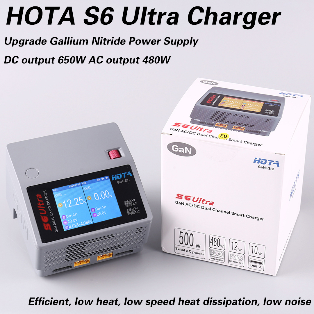 Fpv Drone Charger - Chargeur intelligent à double canal HOTA
