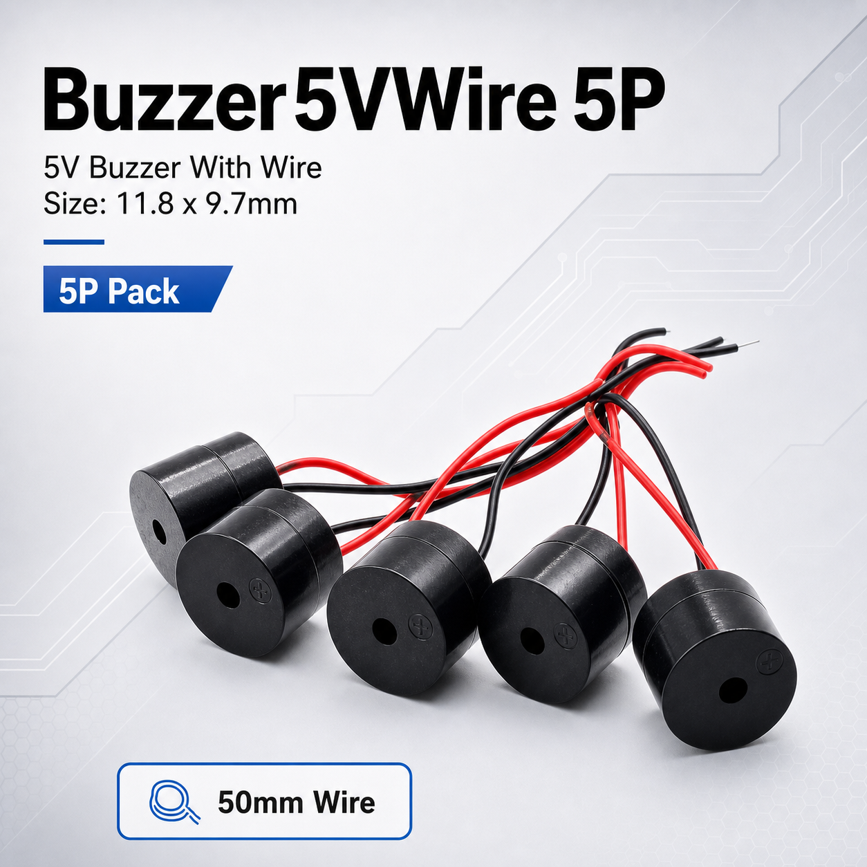 Fpv Drone Tool Kit - Buzzer 5V avec fil de 50