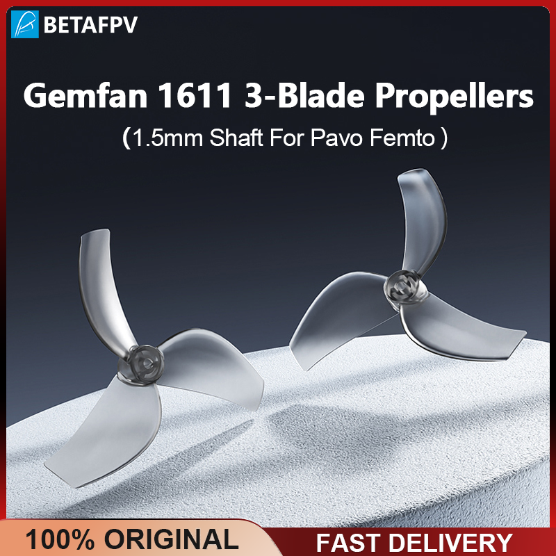 Fpv Drone Motor - BETAFlong-Gemfan 1611 3 lames CW CCW