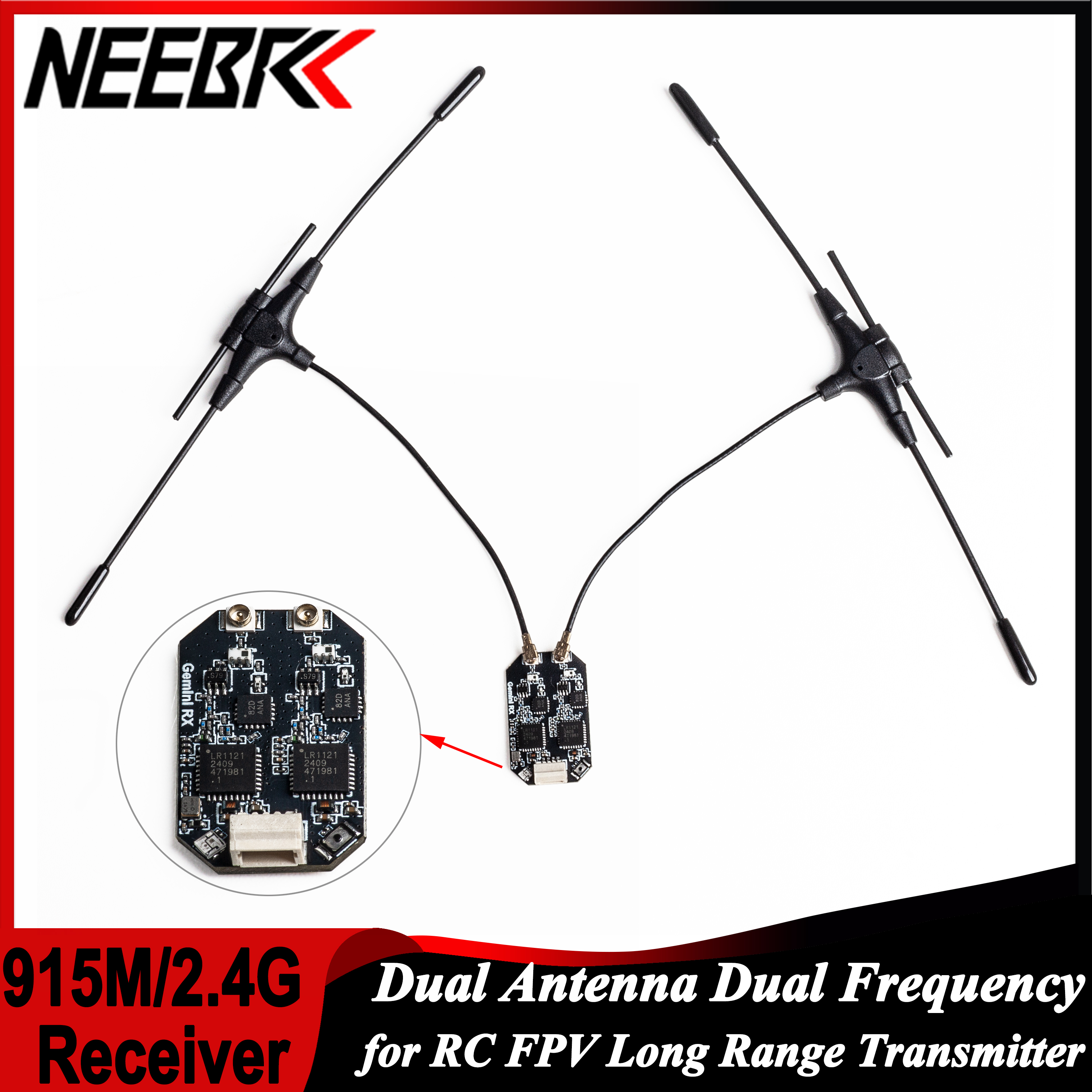 Fpv Drone Frame - ELRS 915 MHz/2.4 GHz Gemini double