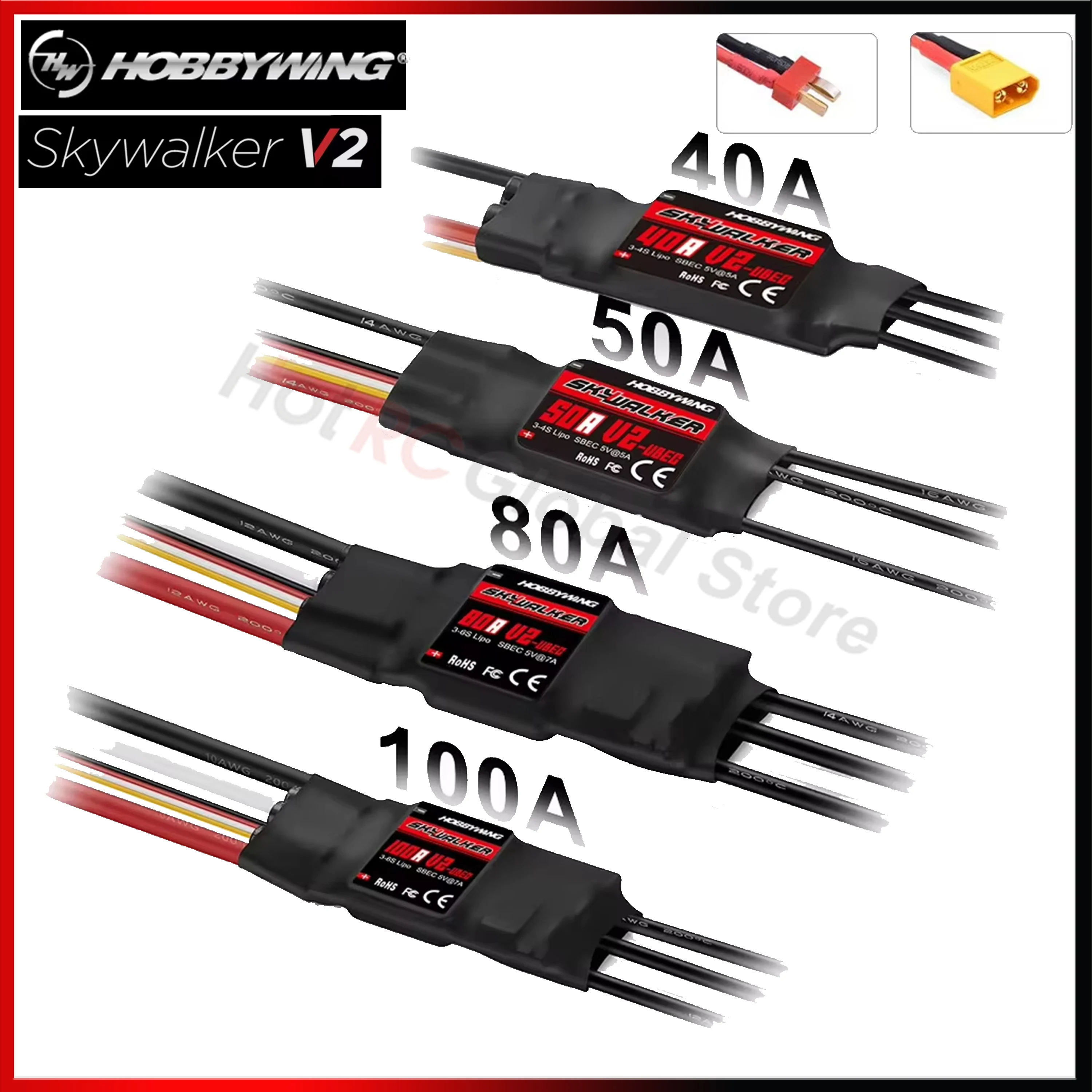 Fpv Drone Esc - BBYWING Skywalker-Contrôleur de vitesse ESC sans