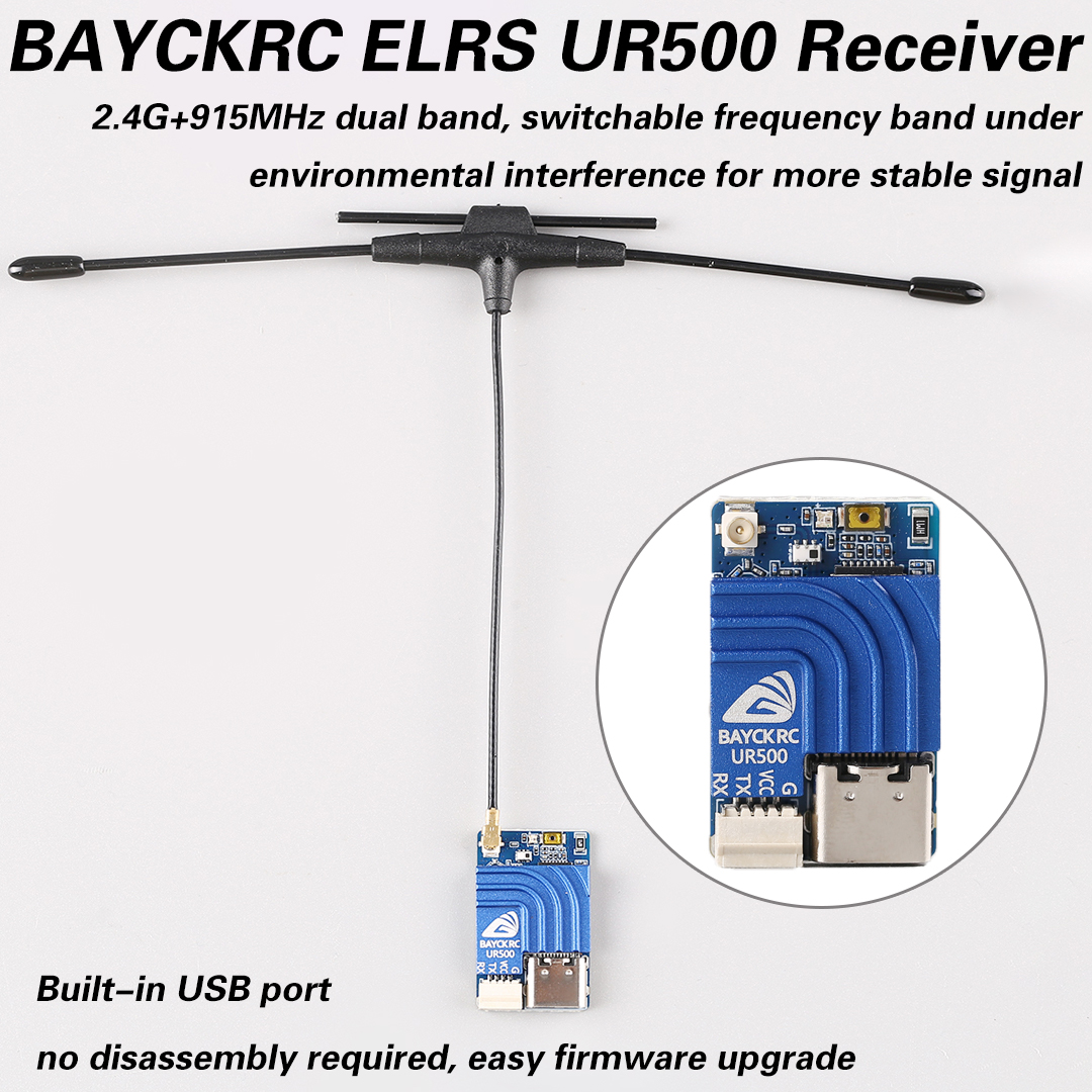 Fpv Drone Frame - Récepteur FPV BAYCKRC UR500 ELRS RX
