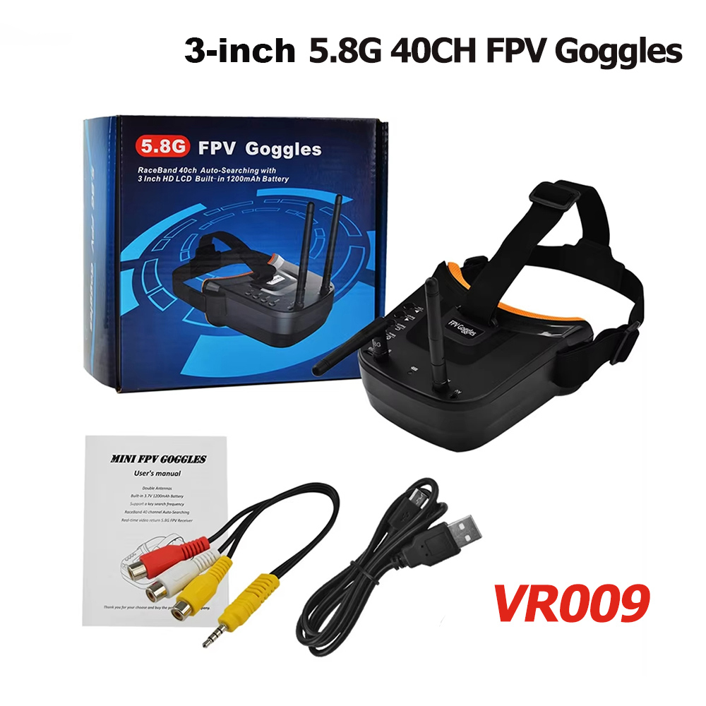 Fpv Drone Goggles - VR009 lunettes vidéo FPV 3 pouces