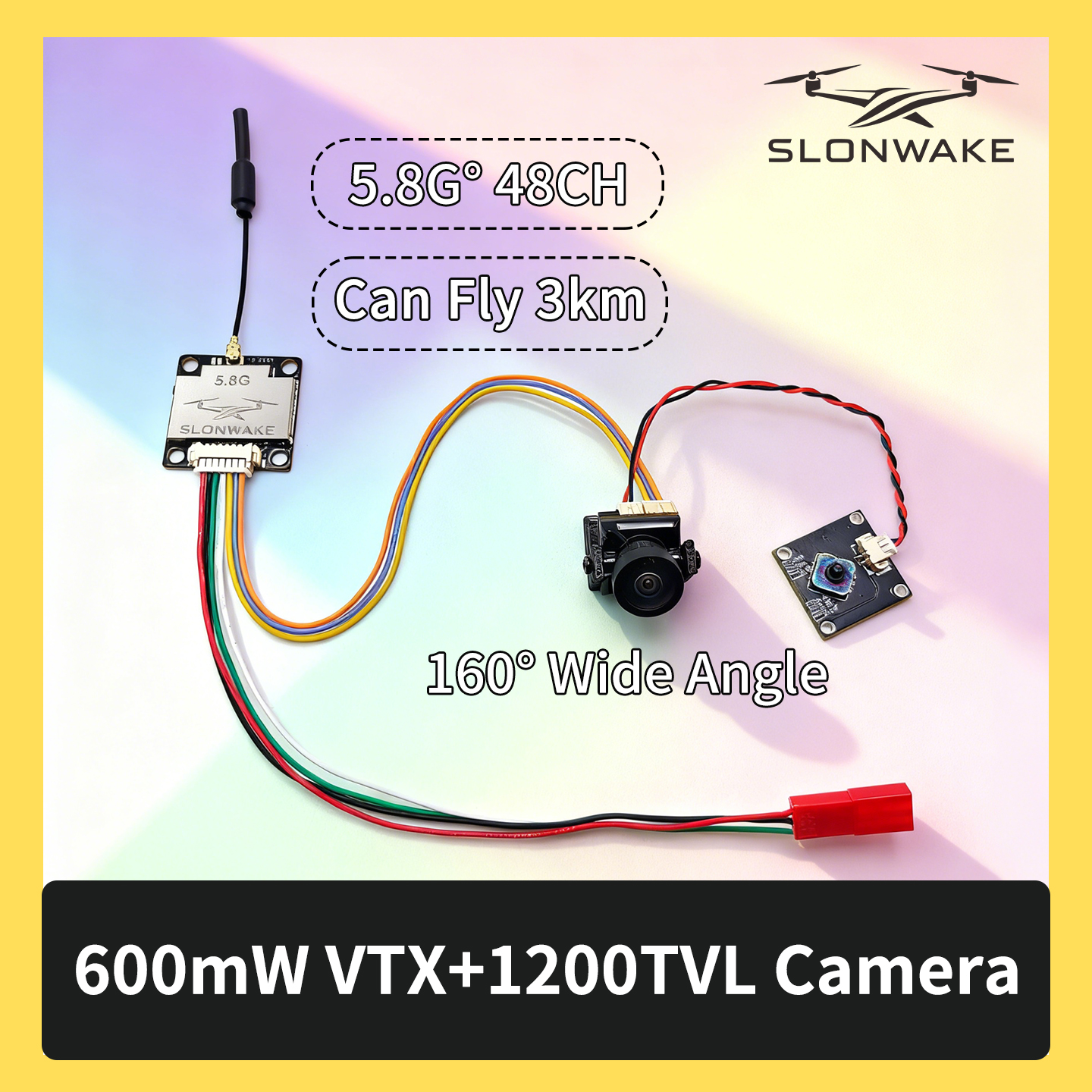 SLONWAKE 5.8G 600mW 7-24V Kit  - Fpv Drone Kit avis et prix