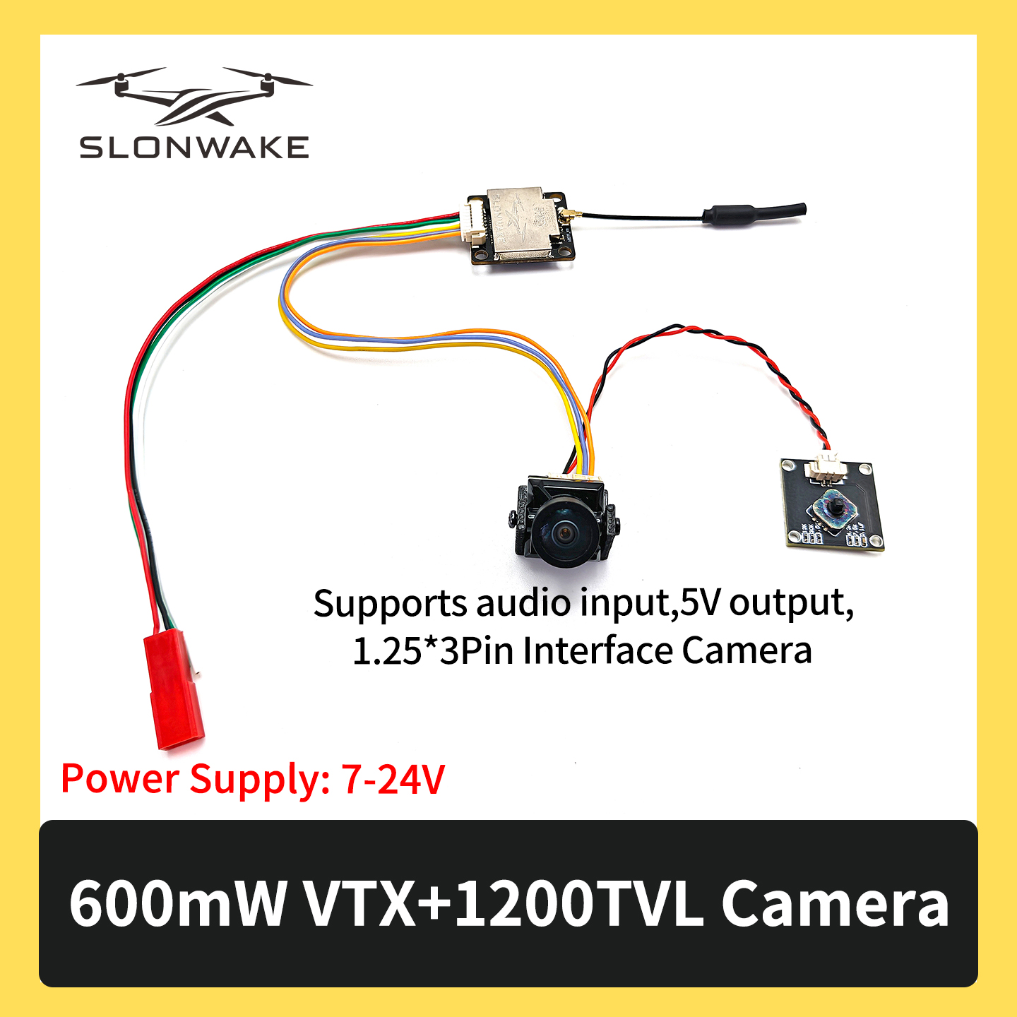 SLONWAKE 5.8G 600mW 7-24V Kit  - Fpv Drone Kit avis et prix