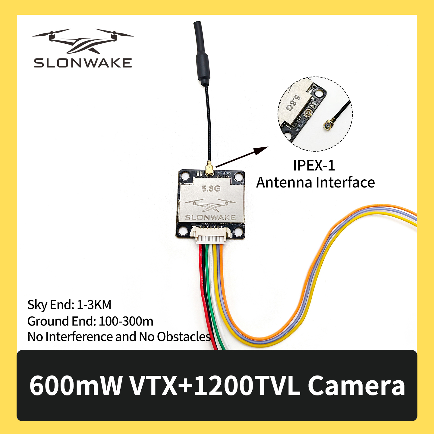 SLONWAKE 5.8G 600mW 7-24V Kit  - Fpv Drone Kit avis et prix