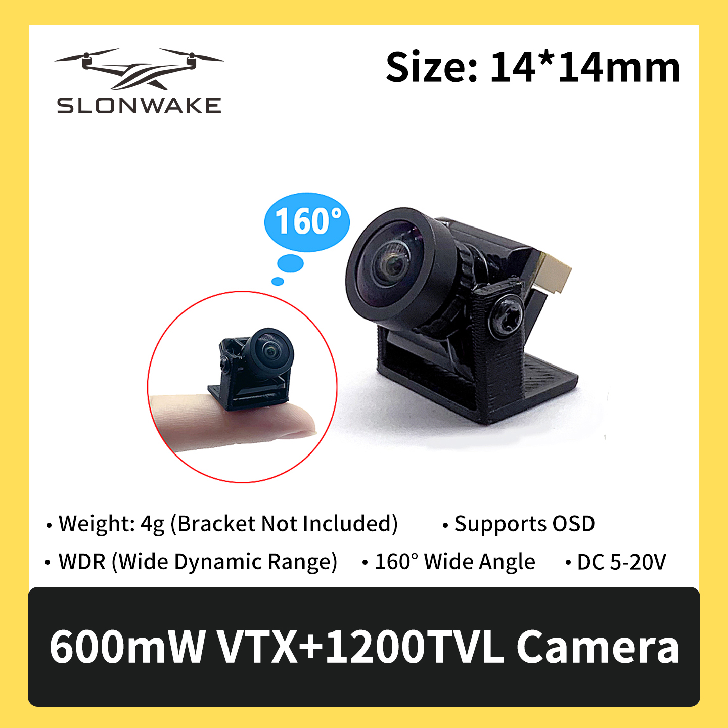 SLONWAKE 5.8G 600mW 7-24V Kit  - Fpv Drone Kit avis et prix