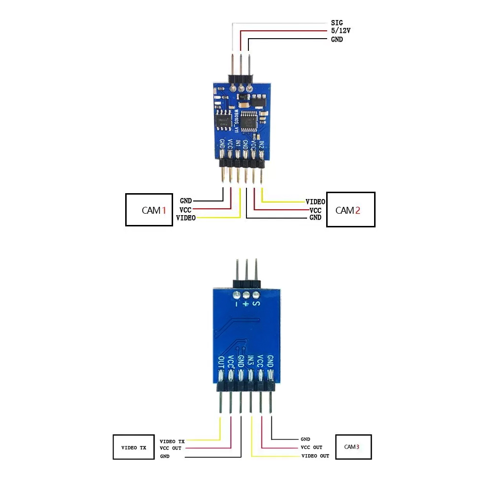 Module de commutation vidéo 5. - Fpv Drone Motor avis et prix