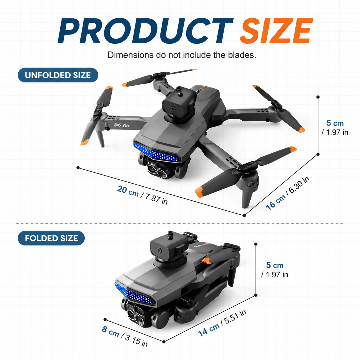 Drone RC pliable ZNLYRION D6 a - Fpv Drone Bag avis et prix