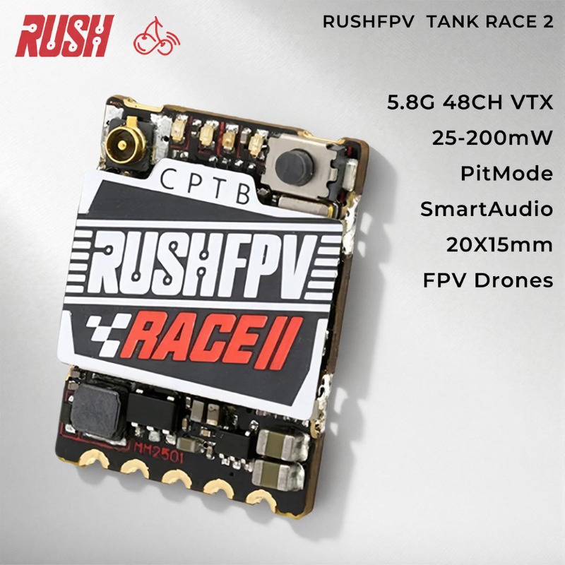 RushFPV 5.8GHz FPV VTX 48CH 25 - Fpv Drone Vtx avis et prix