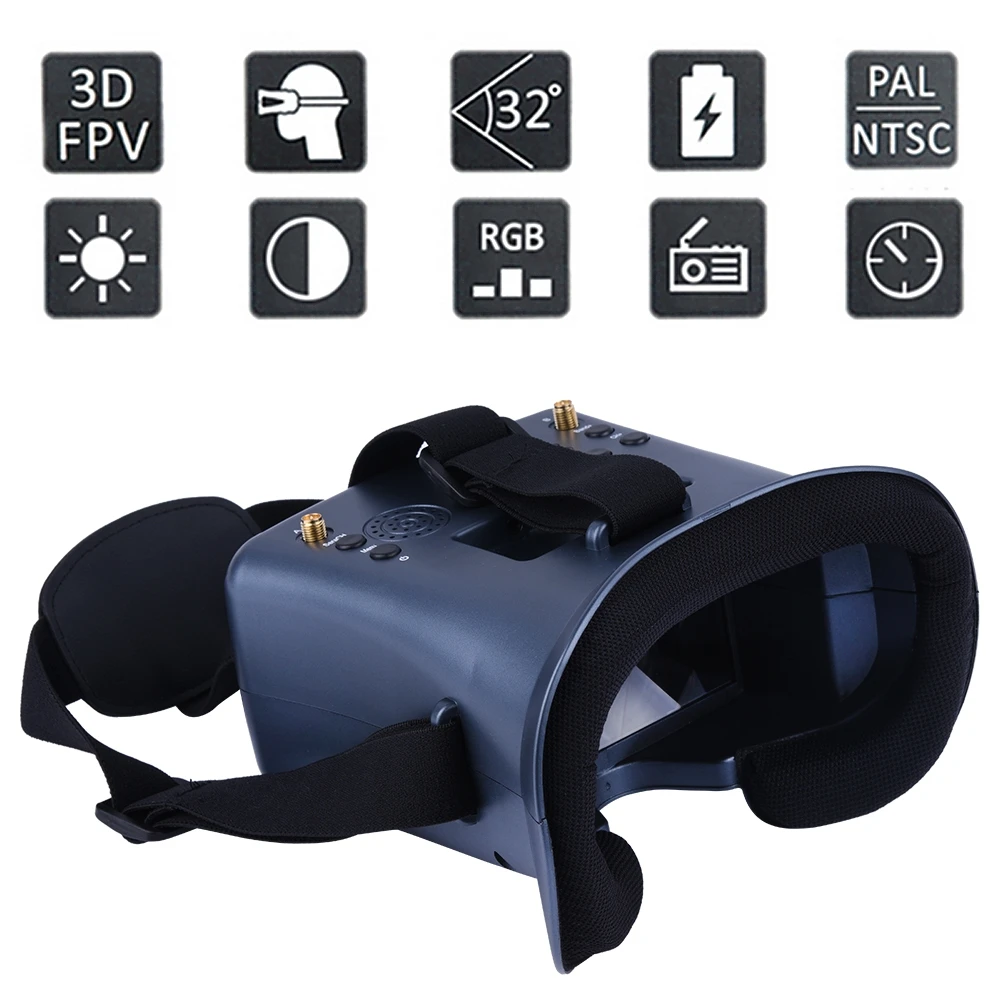 5.8G 40CH 4.3 pouces 800*480 c - Fpv Drone Goggles avis et prix